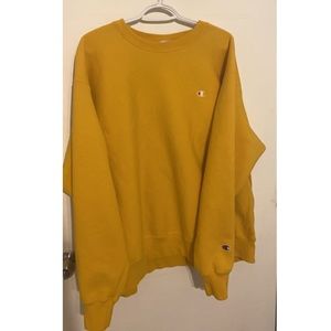 Crewneck Champion yellow 2XL MEN